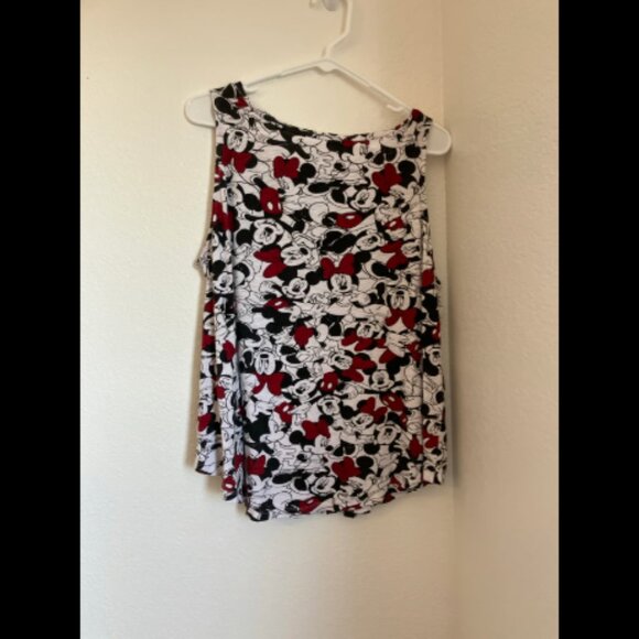Disney brand Minnie Mouse Pattern size 1X Tank - Picture 3 of 3